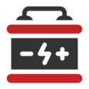 red battery icon