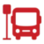 red bus icon