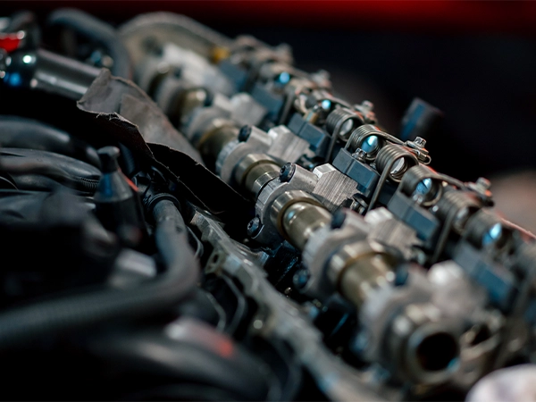 camshaft upclose shot